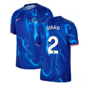 Chelsea Axel Disasi #2 Domácí Dres 2024-25 Krátký Rukáv